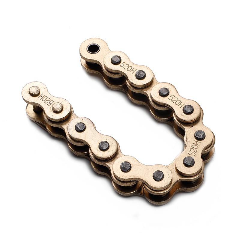 520H Motorcycle chain golden plate